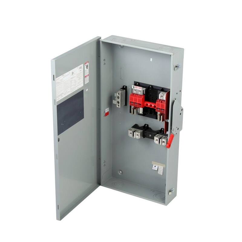 Siemens General Duty 400 Amp 240-Volt Double Pole Indoor Fusible Safety Switch - GF225NA