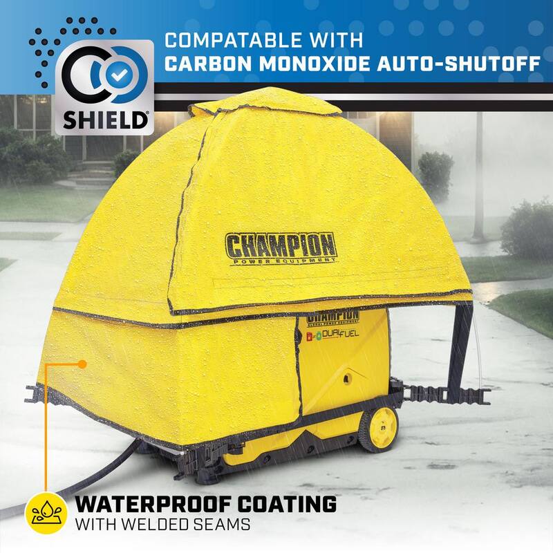 Champion Power Equipment Storm Shield Severe Weather Inverter Generator Cover by GenTent for 2000 to 11,000-Starting Watts Inverters - 100603