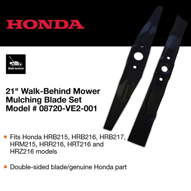 Honda 21 in. Mulching Blades Part - 08720-VE2-001