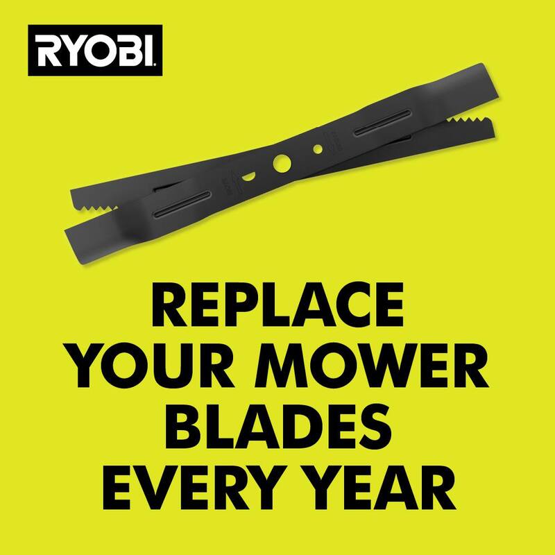 RYOBI 21 in. Replacement Blades for 40-Volt HP Brushless 21 in. Whisper Series Lawn Mowers - AC04031