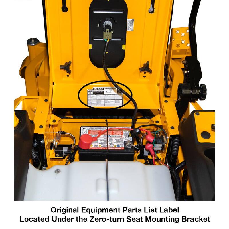 Cub Cadet Original Equipment 11 in. RZT Front Wheel Assembly with Smooth Tread and Black Rim OEM# 634-05664A - 634-05664A
