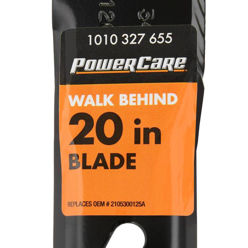 Powercare 20 in. Blade for Murray Mowers, Replaces OEM Number 2105300125A - PCR1200