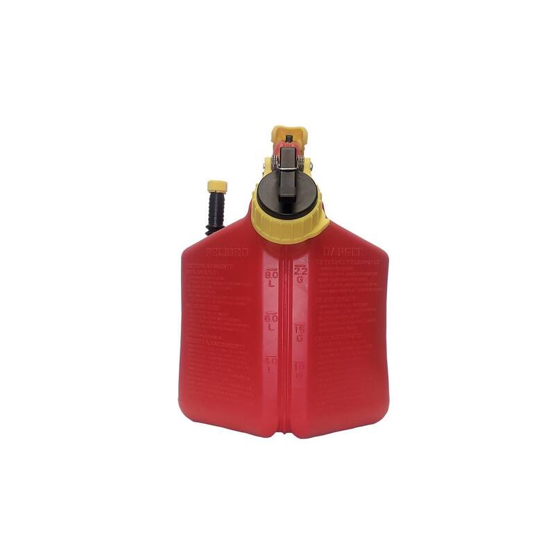 SureCan 2+ Gallon Gasoline Type II Safety Can Red with Rotating Flexible Spout - SUR2SFG2