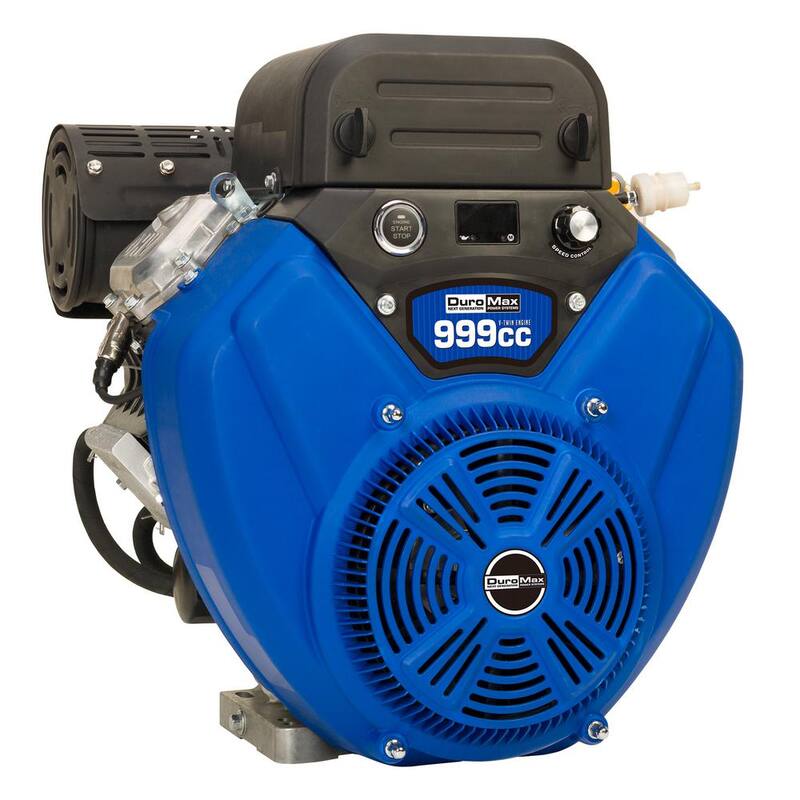 DUROMAX 999cc 1-7/16 in. Gasoline Multi-Purpose Horizontal Key Shaft Electric Start V-Twin Portable Engine 50-State - XP35HPE