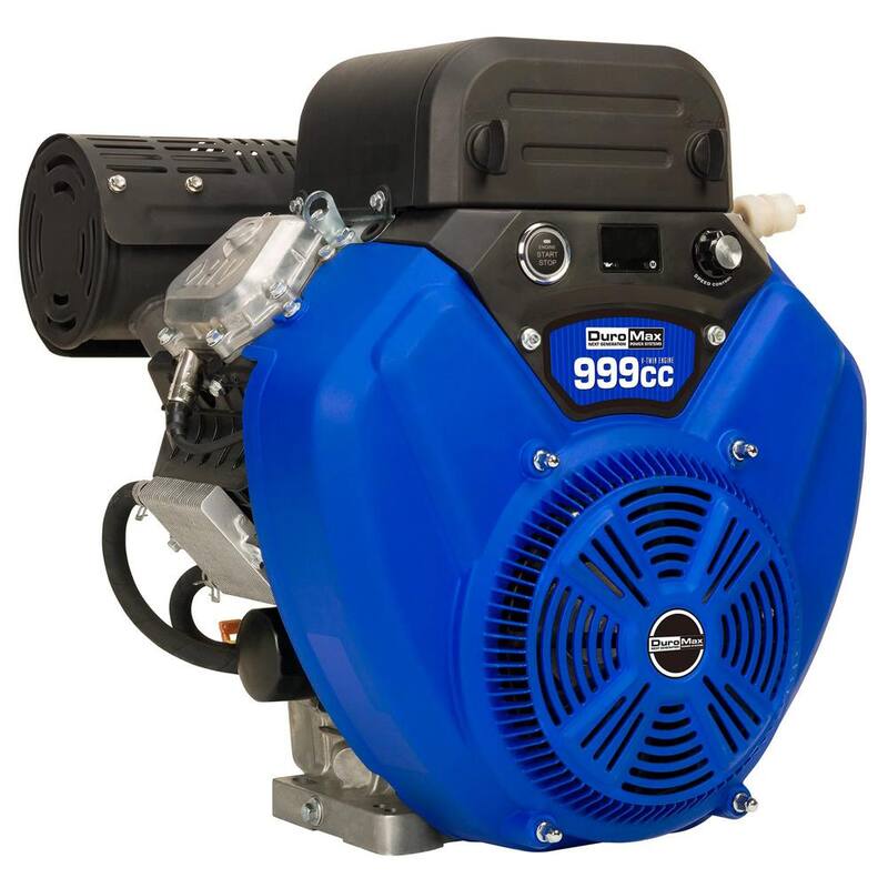 DUROMAX 999cc 1-7/16 in. Gasoline Multi-Purpose Horizontal Key Shaft Electric Start V-Twin Portable Engine 50-State - XP35HPE