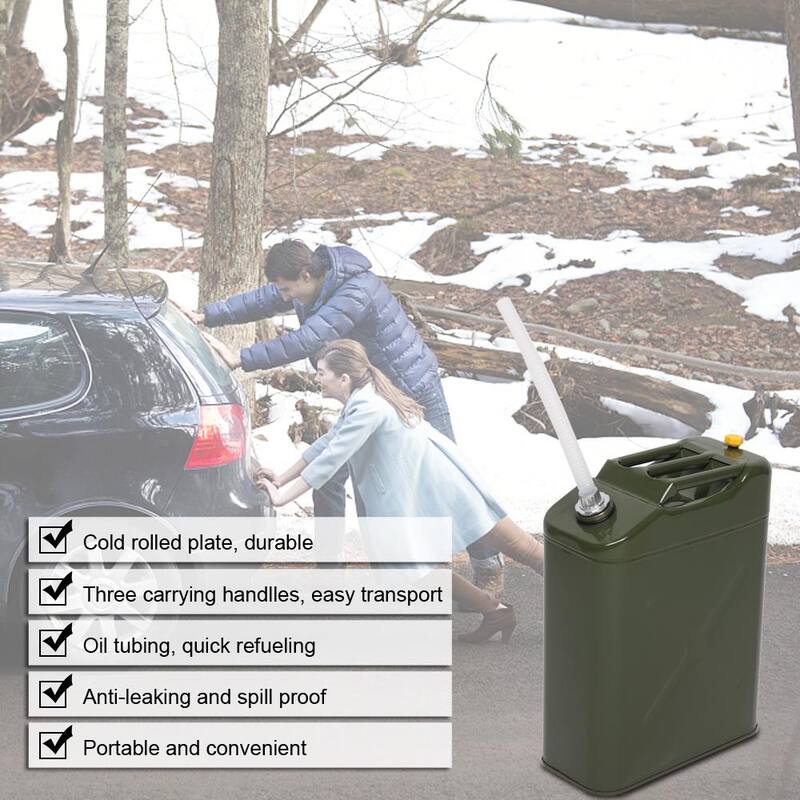 Karl home EU Style 20 l 0.6 mm Cold Rolled Steel Jerry Can - 635399215478