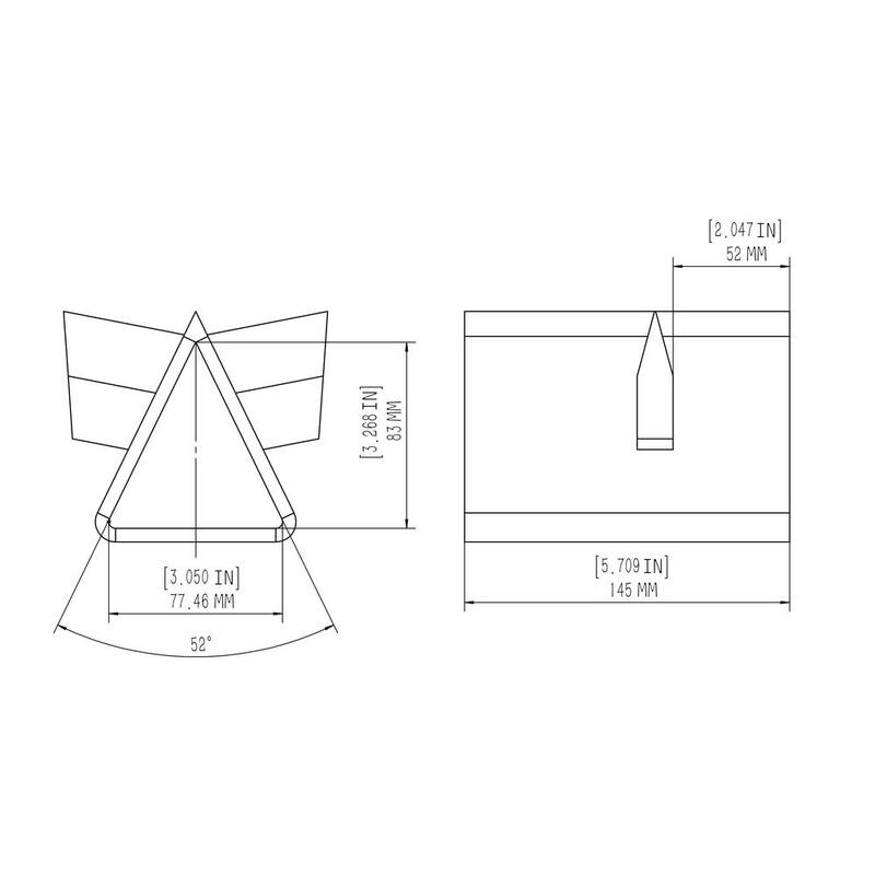 Boss Industrial Log Splitter 4-Way Cross Wedge - CW-S