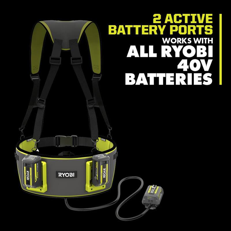 RYOBI 40-Volt Hip Belt Battery Power Supply (Tool Only) - OP40HBA