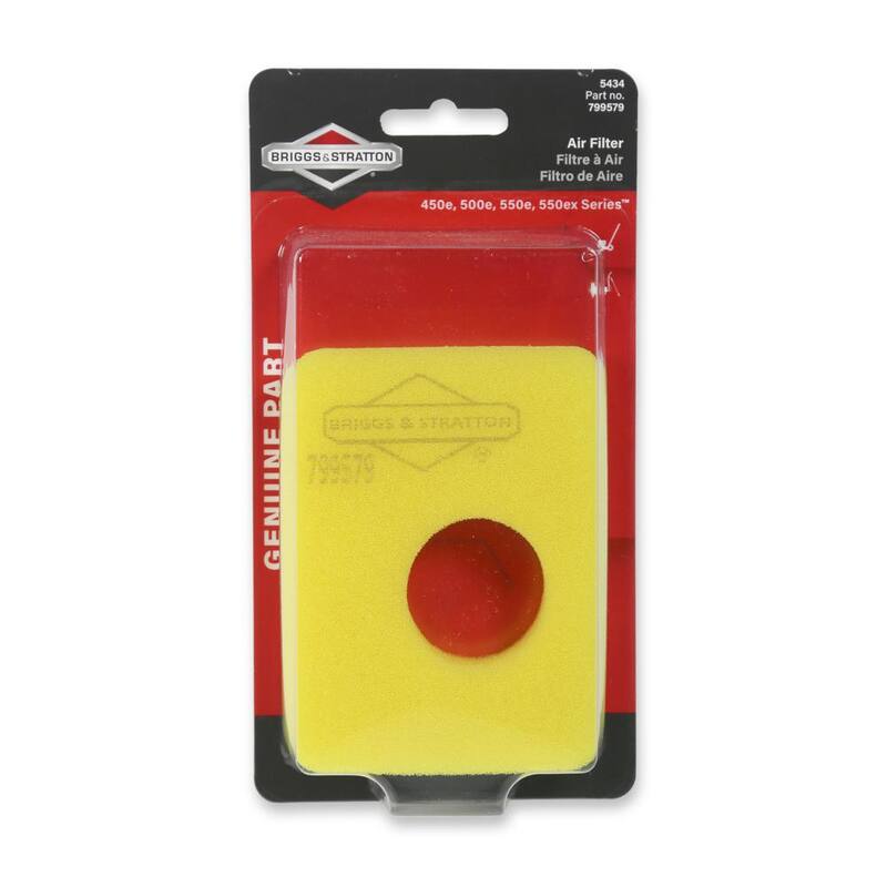 Briggs & Stratton Air Filter Foam for 450-550 E and EX Engines - 5434