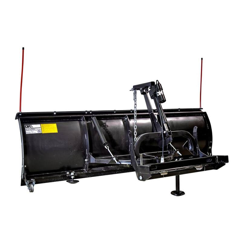 DK2 Rampage II Elite 82 in. x 19 in. Custom Mount Snow Plow Kit with Actuator Lift - RAMP8219ELT