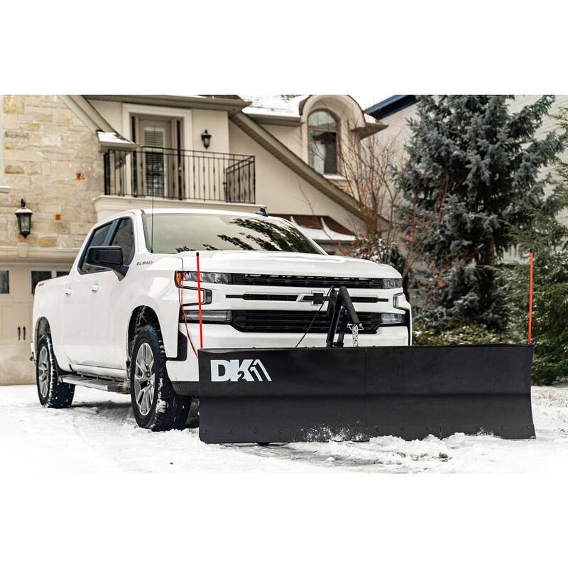 DK2 Rampage II Elite 82 in. x 19 in. Custom Mount Snow Plow Kit with Actuator Lift - RAMP8219ELT