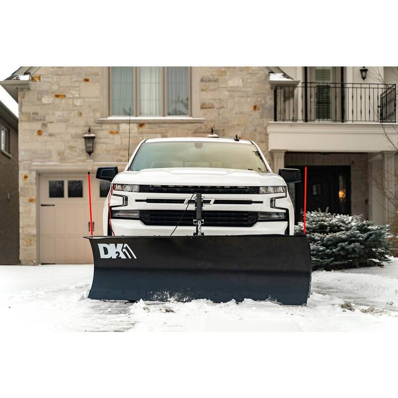 DK2 Rampage II Elite 82 in. x 19 in. Custom Mount Snow Plow Kit with Actuator Lift - RAMP8219ELT