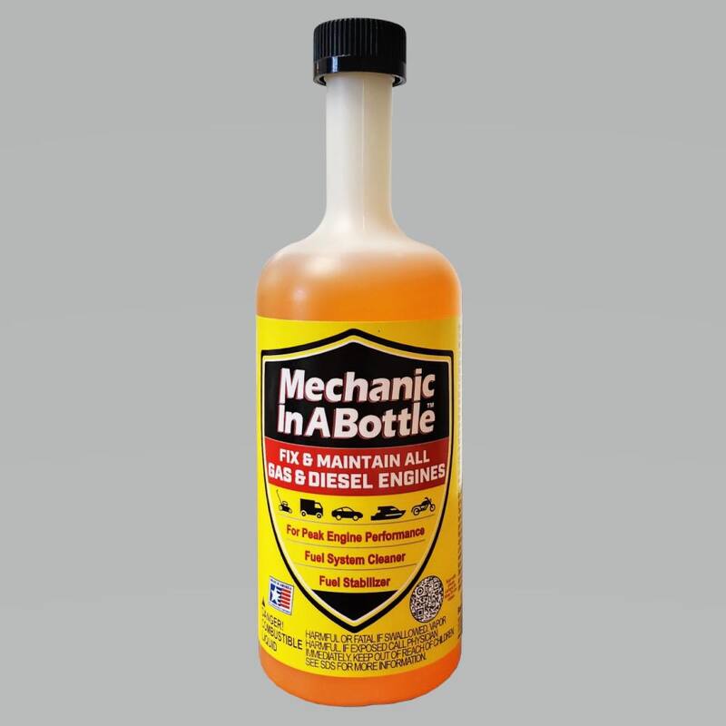 Mechanic in a Bottle Gas & Diesel Fuel Treatment, 16 oz. - MIB-016-1