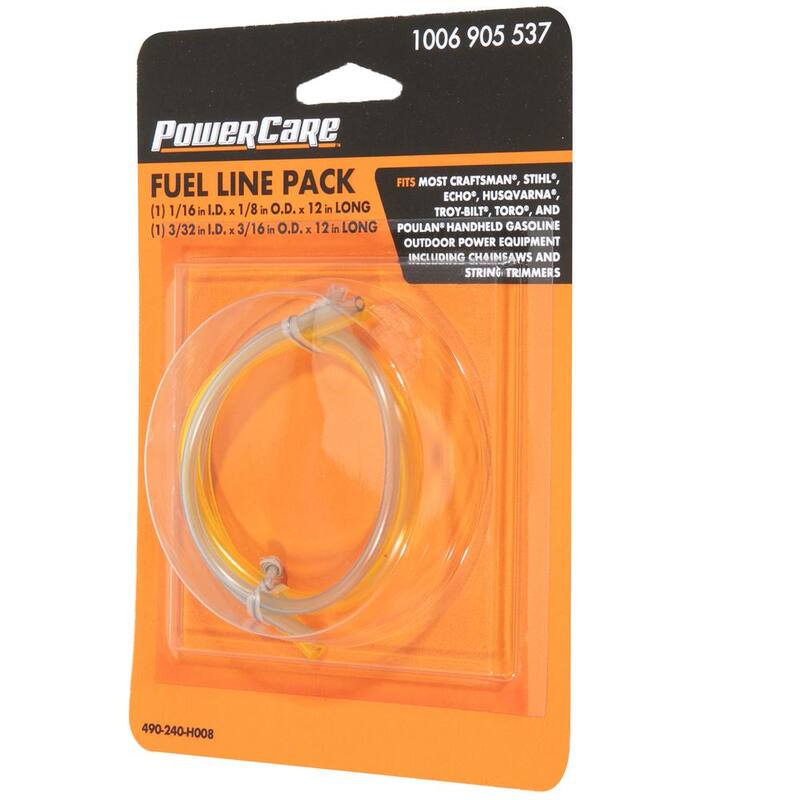 Powercare Universal 12 in. Fuel Line Kit - 490-240-H008