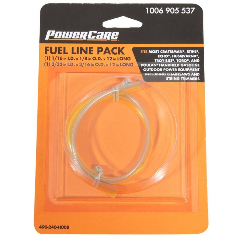 Powercare Universal 12 in. Fuel Line Kit - 490-240-H008