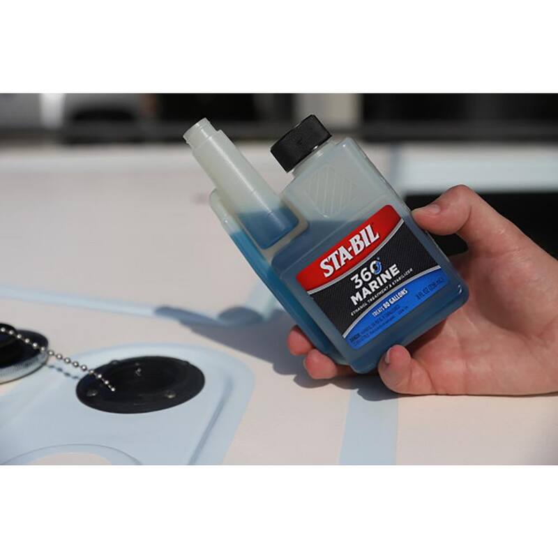 Sta-Bil 360° Marine Ethanol Treatment and Fuel Stabilizer 8 oz. Treats 80 gal. of Fuel - 22239