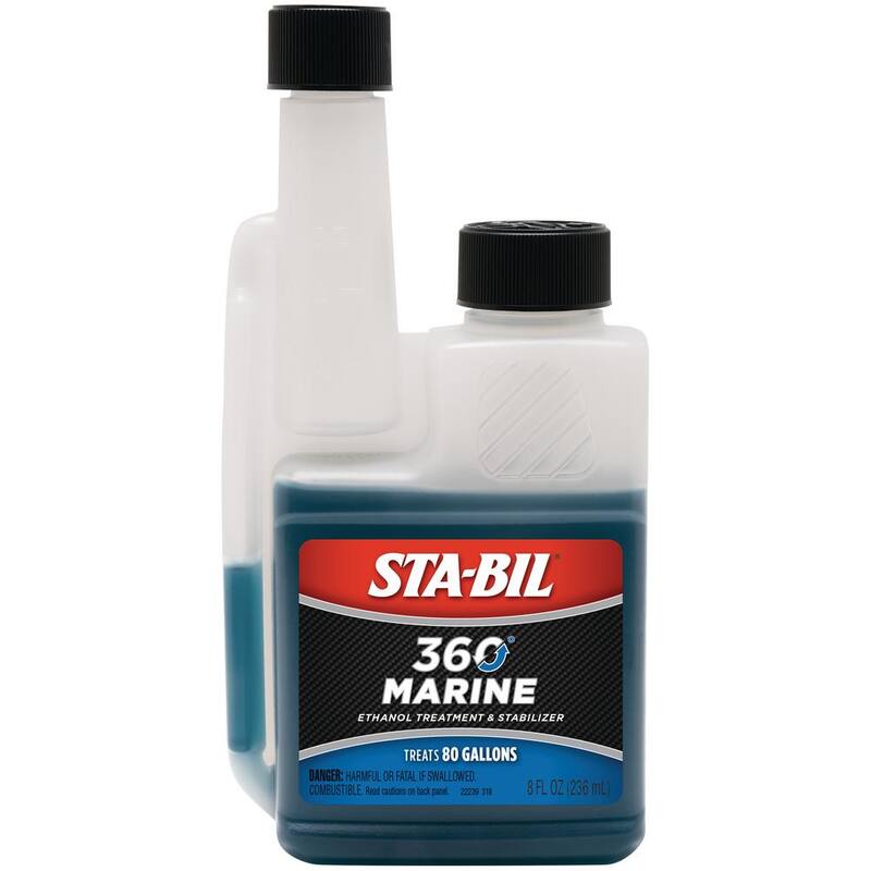 Sta-Bil 360° Marine Ethanol Treatment and Fuel Stabilizer 8 oz. Treats 80 gal. of Fuel - 22239