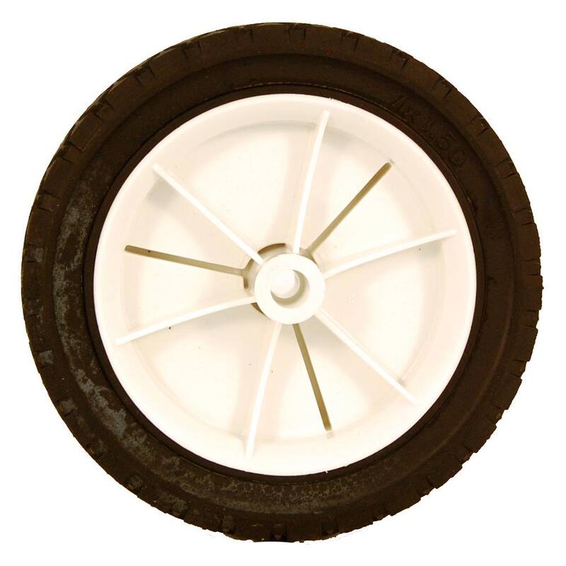 Powercare 7 in. x 1.5 in. Universal Plastic Wheel for Lawn Mowers - 460443