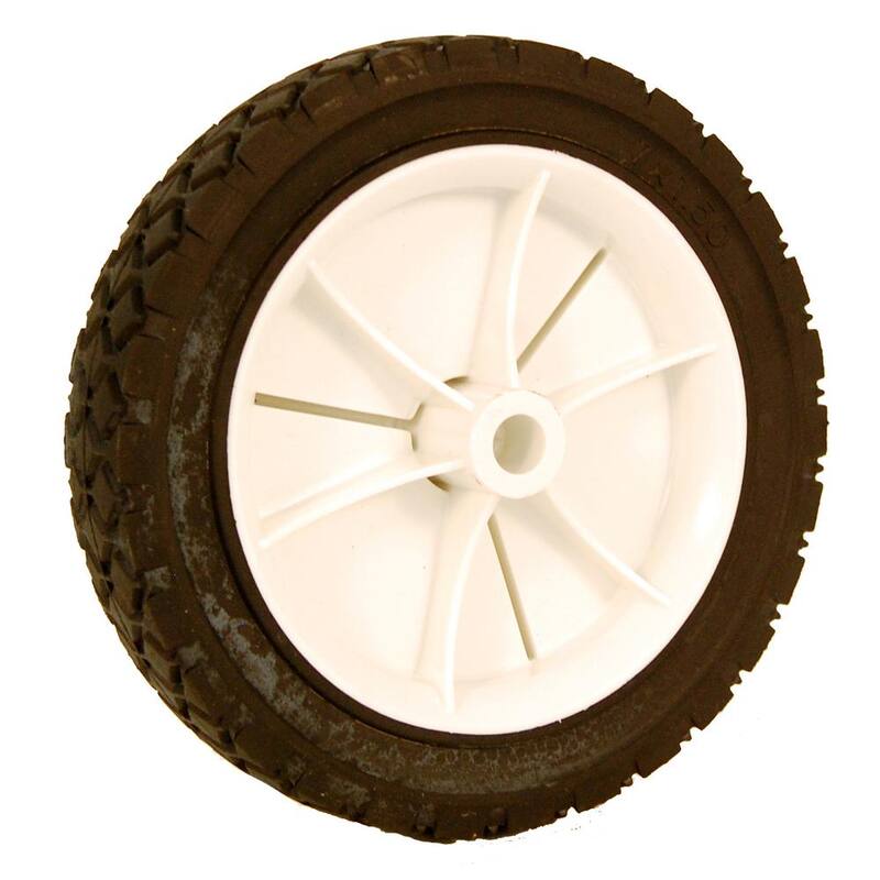Powercare 7 in. x 1.5 in. Universal Plastic Wheel for Lawn Mowers - 460443
