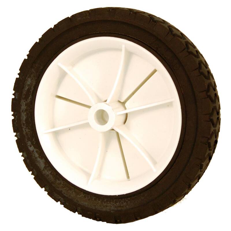 Powercare 7 in. x 1.5 in. Universal Plastic Wheel for Lawn Mowers - 460443