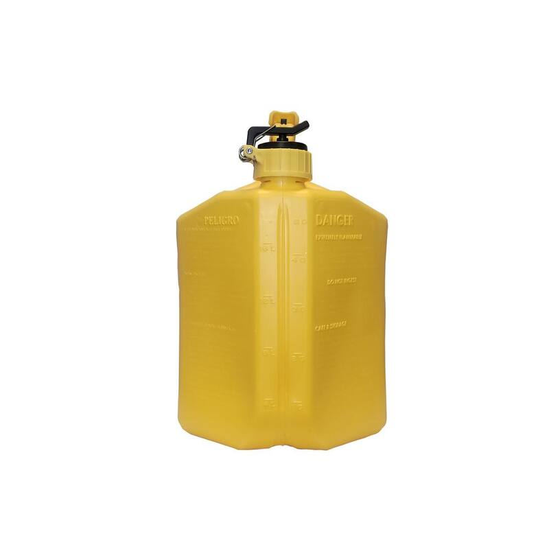 SureCan 5 Gallon Diesel Type II Safety Can Yellow with Rotating Flexible Spout - SUR5SFD2