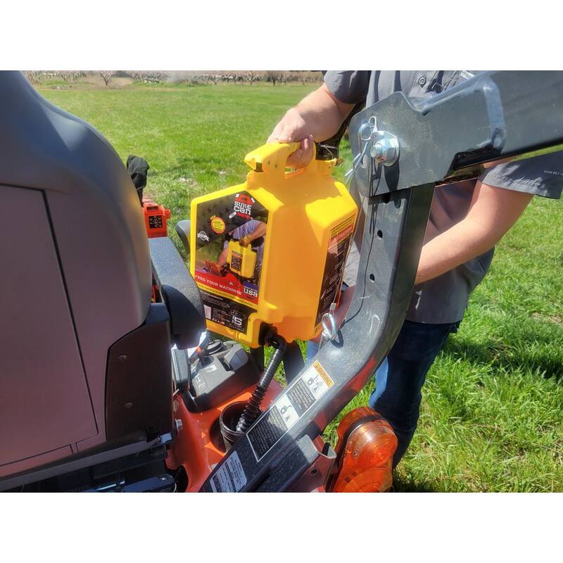 SureCan 5 Gallon Diesel Type II Safety Can Yellow with Rotating Flexible Spout - SUR5SFD2