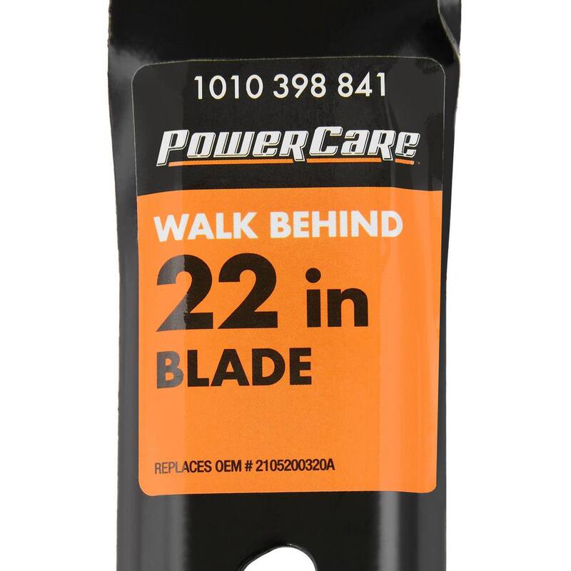 Powercare 22 in. Blade for Murray Mowers, Replaces OEM Number 2105200320A - PCR1202