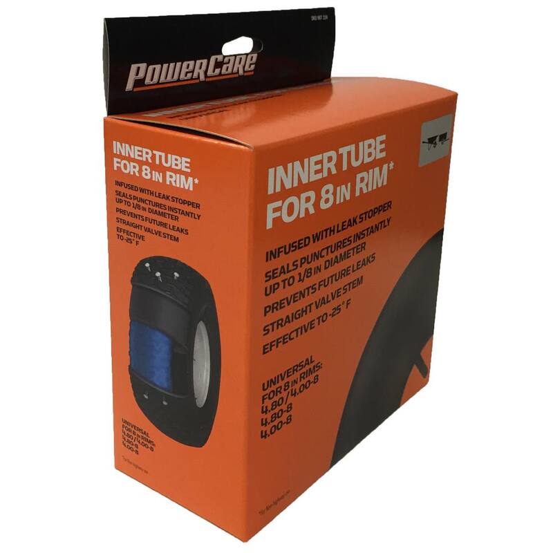 Powercare Replacement Inner Tube with Leak Stopper for Wheelbarrow Tires with 8 in. Rim - 490-328-H013
