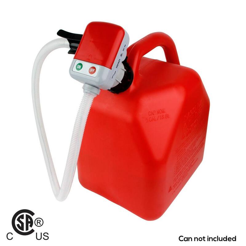 TERA PUMP 4 AA Battery Powered Fuel Transfer Pump with Auto-Stop - TRFA01