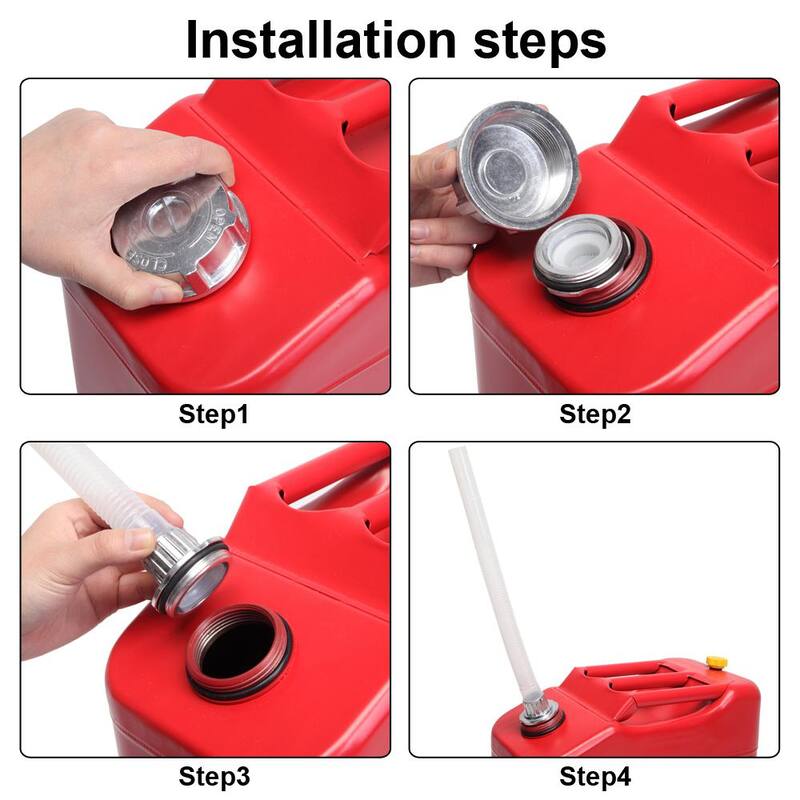 Karl home 20 l 0.6 mm Cold Rolled Steel Jerry Can, EU Standard - 352849288966