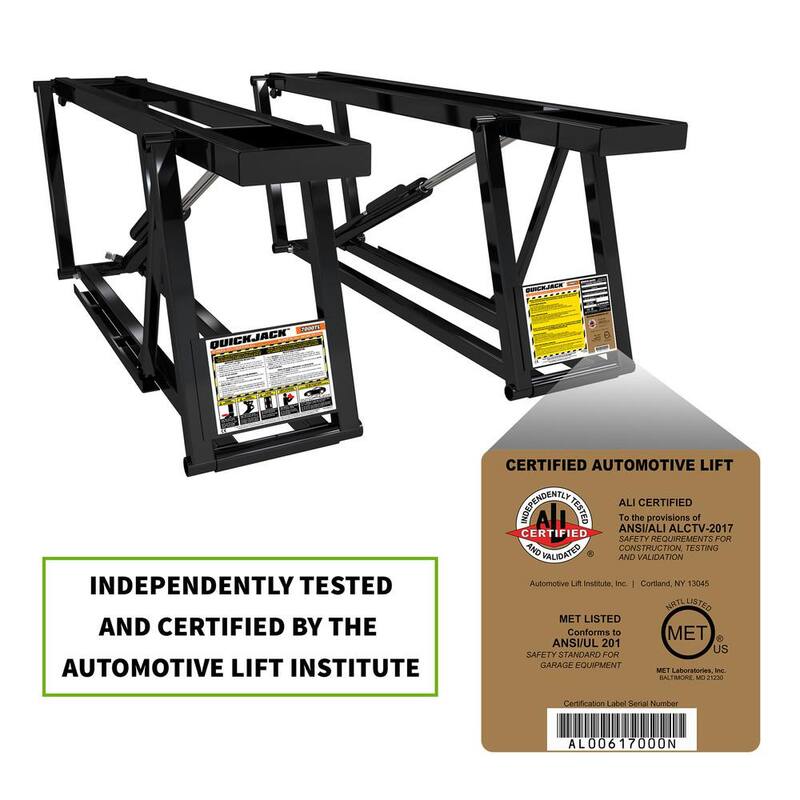 QUICKJACK 7000TL Portable Car Lift with 110V Power Unit Included - 5175640