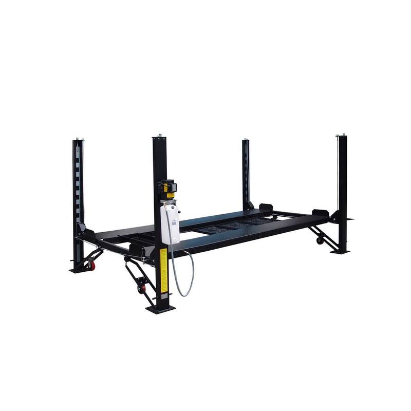 TUXEDO 4-Post Automotive Deluxe Extended Storage Car Lift 8,000 lb. Capacity Heavy Duty - FP8K-DX-XLT