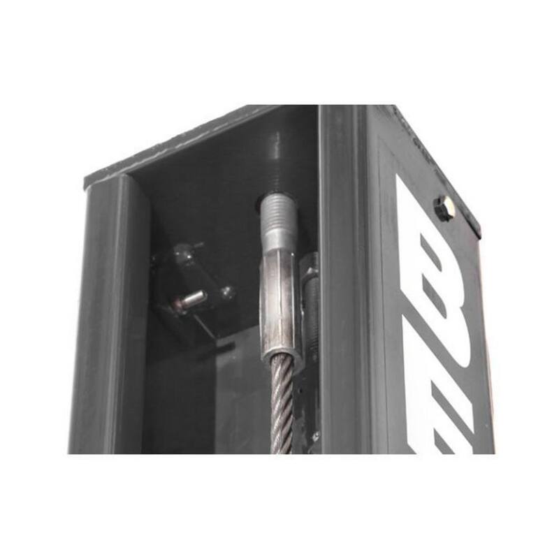 BENDPAK HD-9XW Extra-Tall 4 Post Car Lift 9000 lbs. Capacity - Versatile Freestanding Lift with 220V Power Unit Included - 5175863