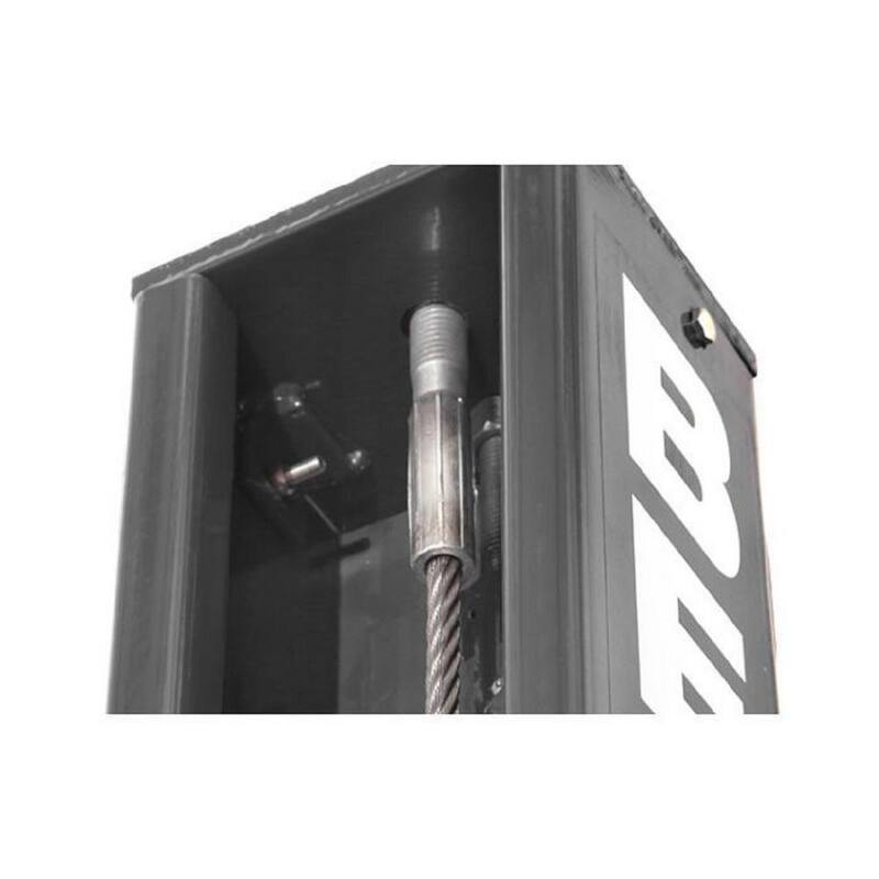 BENDPAK HD-9 Parking 4 Post Car Lift 9000 lb Capacity - Freestanding Design with Adjustable Runways and 220V Power Unit Included - 5175861