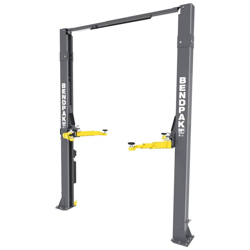 BENDPAK 10APX-181 2-Post Vehicle Lift 10,000 lb Capacity-Adaptable Clearfloor with Adjustable Width and 220V Power Unit Included - 5175307