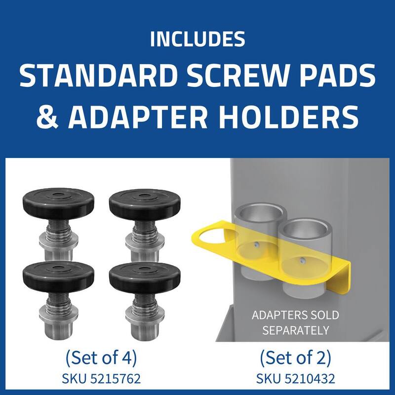 BENDPAK 10APX-181 2-Post Vehicle Lift 10,000 lb Capacity-Adaptable Clearfloor with Adjustable Width and 220V Power Unit Included - 5175307