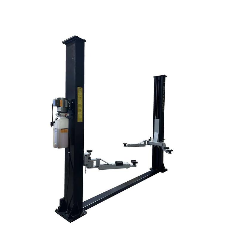 TUXEDO Symmetric 2 Post Car Lift 9,000 lbs. Capacity Heavy Duty in Black - TP9KF-TUX