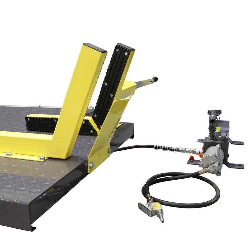 RANGER RML-1500XL Deluxe Extended Motorcycle and ATV Lift Platform with Front Wheel Vise, 1500 lb. Capacity - 5150605