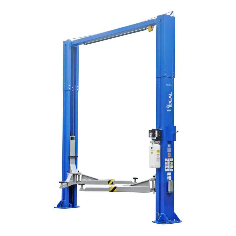 IDEAL 2-Post Car Lift Symmetric Direct Drive ALI Certified with PU 12,000 lbs. Capacity - TP12KSC-DX