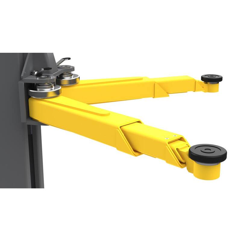 BENDPAK 10AP-168 2-Post Vehicle Lift 10000 lbs. Capacity - Clearfloor Design with Adjustable Width with 220V Power Unit Included - 5175305