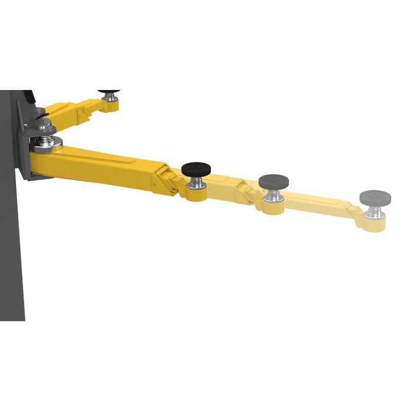 BENDPAK 10AP-168 2-Post Vehicle Lift 10000 lbs. Capacity - Clearfloor Design with Adjustable Width with 220V Power Unit Included - 5175305