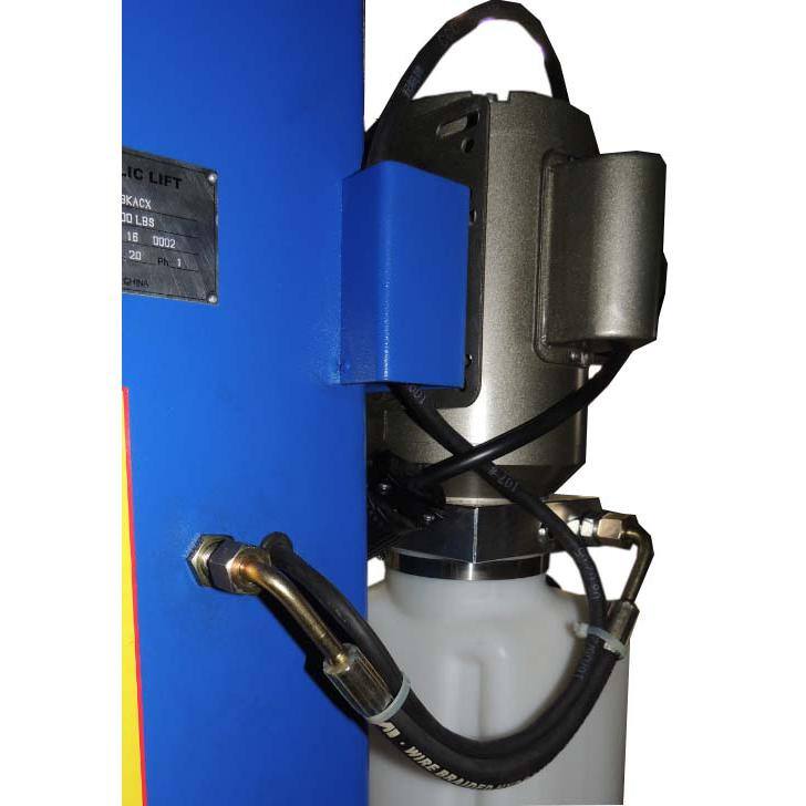 TUXEDO Asymmetric 2-Post Car Lift Clear Floor 9,000 lbs. Capacity in Blue - TP9KACX