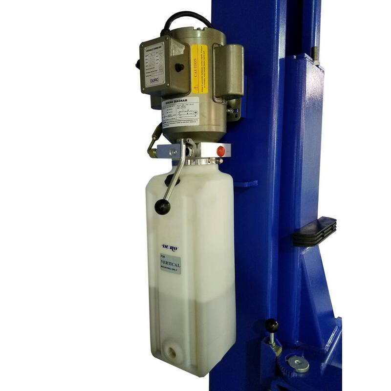 TUXEDO Heavy-Duty 2-Post Car Lift 15,000 lbs. Capacity in Blue - TP15KCX