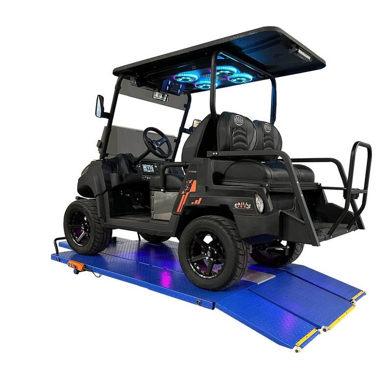 IDEAL UTV Portable Lift with Integrated Motor and Retractable Ramp 2200 lbs. Capacity - U-2200IEH-XR