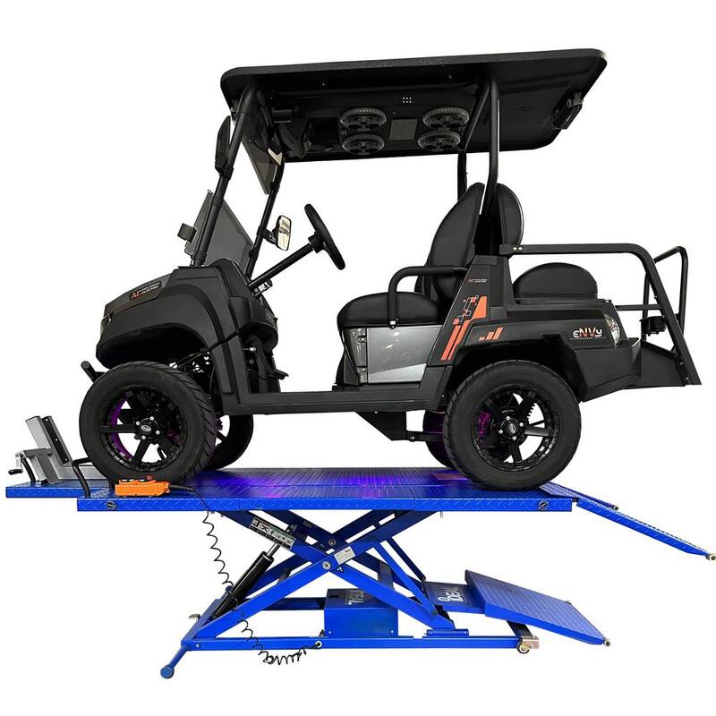 IDEAL UTV Portable Lift with Integrated Motor and Retractable Ramp 2200 lbs. Capacity - U-2200IEH-XR