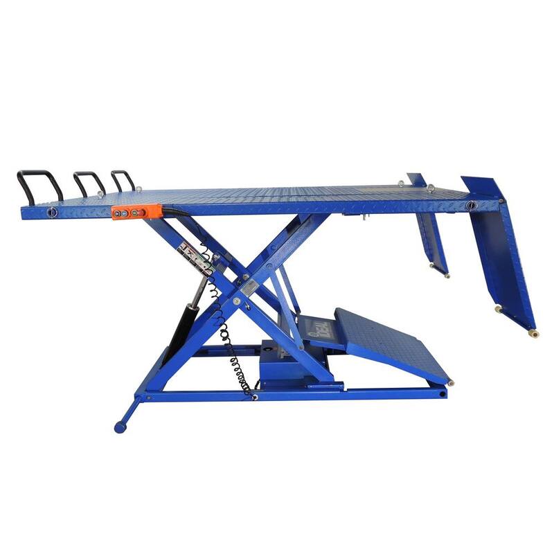 IDEAL UTV Portable Lift with Integrated Motor and Retractable Ramp 2200 lbs. Capacity - U-2200IEH-XR
