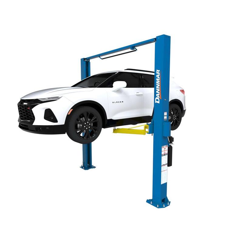 Dannmar D2-10C Symmetric Two-Post Car Lift 10,000 lb. Capacity with 220 V Power Unit Included - 5175314