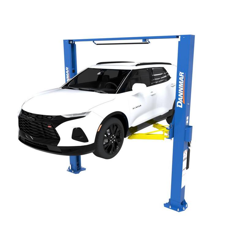 Dannmar D2-10C Symmetric Two-Post Car Lift 10,000 lb. Capacity with 220 V Power Unit Included - 5175314