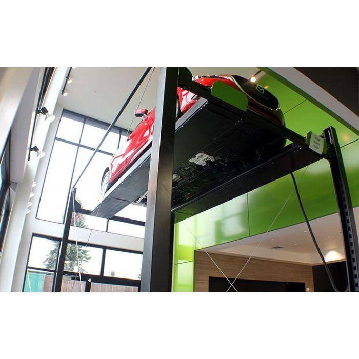 BENDPAK HD-7PXW Super-Tall 4 Post Car Lift 7000 lb. Capacity - 140 in. Max Rise with 220V Power Unit Included - 5175516