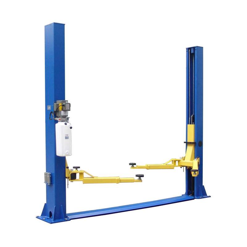TUXEDO Symmetric 2 Post Car Lift 9,000 lbs. Capacity Heavy Duty in Blue - TP9KFX